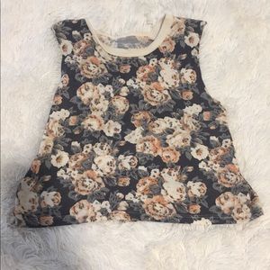 Floral crop top